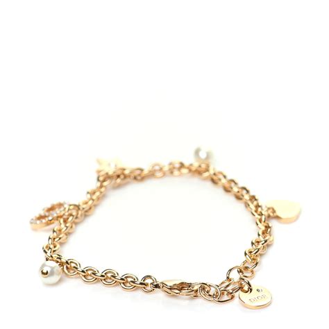 dior hearts|Dior christian bracelet set.